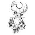 Тату-стікер "Deer"