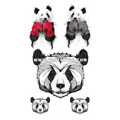 Тату-стікер "Panda"