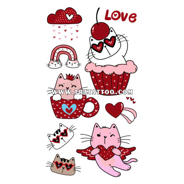 Тату-стикер "Sweet Love"