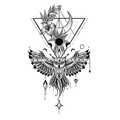 Тату-стикер "Owl"