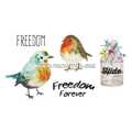 Тату-стикер "Freedom"