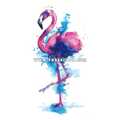 Тату-стикер "Flamingo"