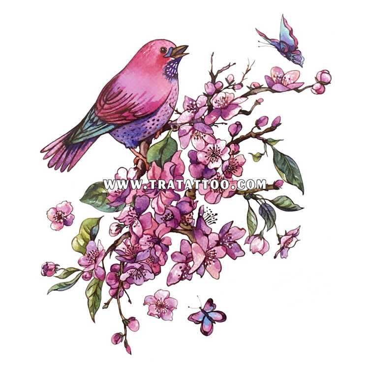 Тату-стикер "Spring"