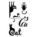 Тату-стикер "Cat"