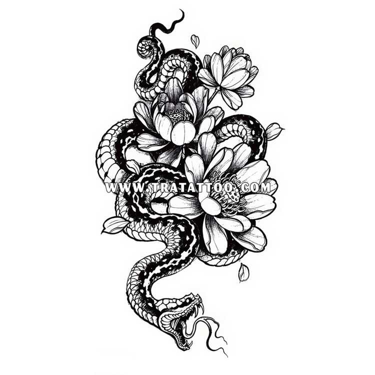 Тату-стикер "Snake"