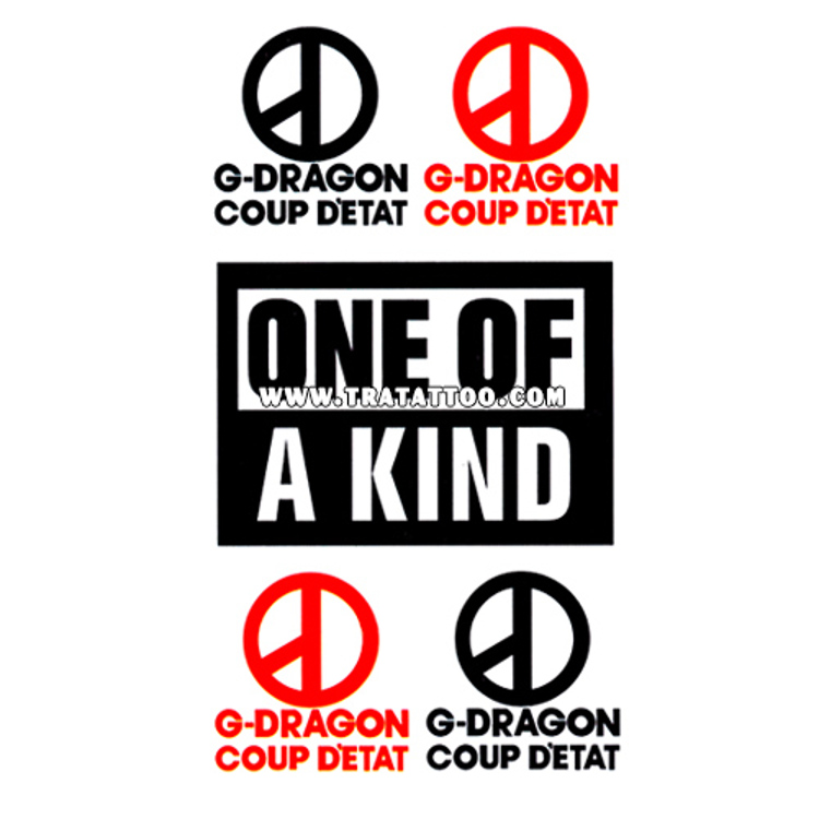 Тату-стикер "One of a Kind"