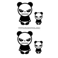 Тату-стикер "Hi Panda"