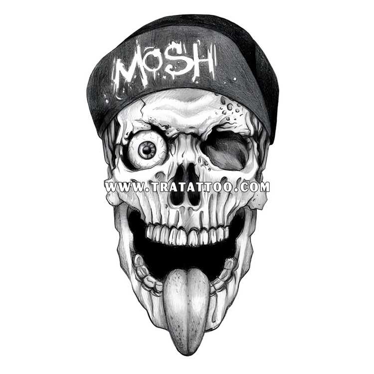 Тату-стикер "Skull"