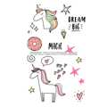 Тату-стикер "Dream Big"