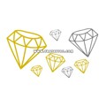 Тату-стикер "Diamonds"
