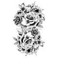 Тату-стикер "Roses"