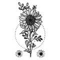 Тату-стикер "Sunflower"