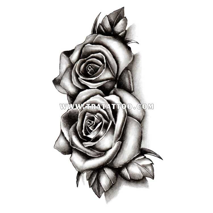 Тату-стикер "Roses"