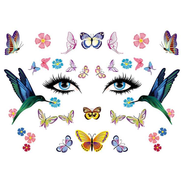 Тату-стикер "Colibri"