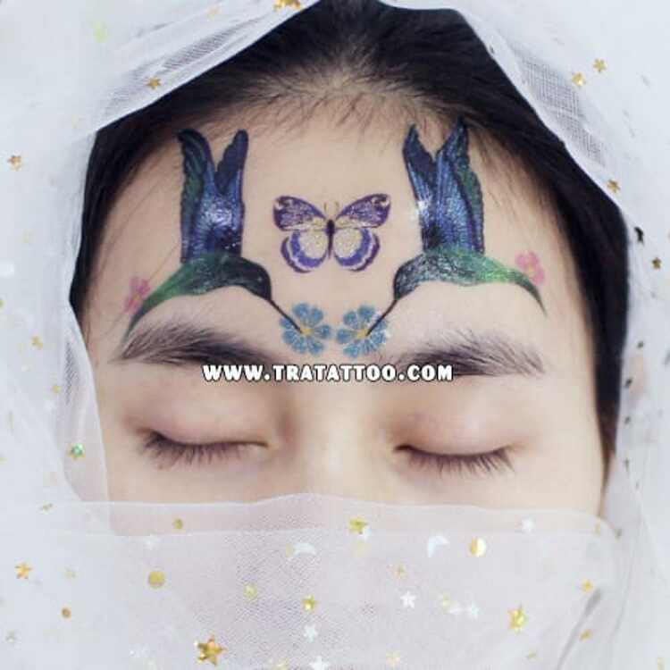 Тату-стикер "Colibri"