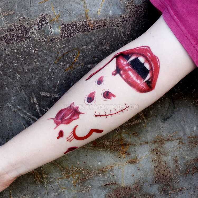 Тату-стікер "Vampire"