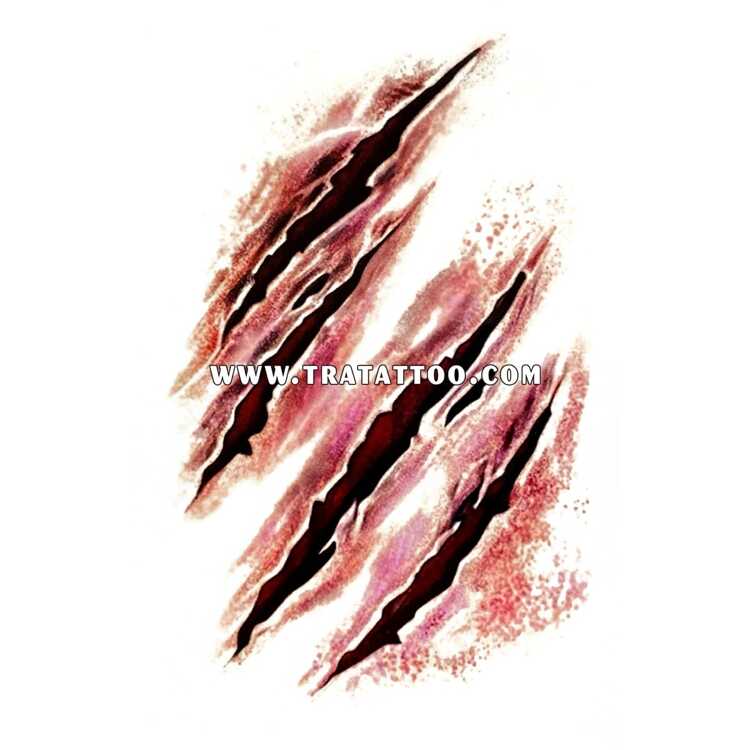 Тату-стикер "Scars"