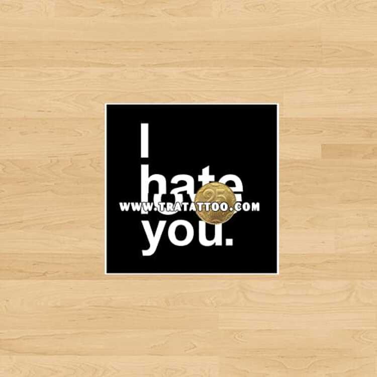 Трафарет "Love/Hate"