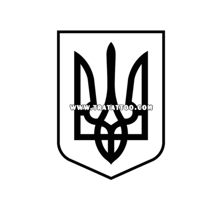 Трафарет "Трезубец"