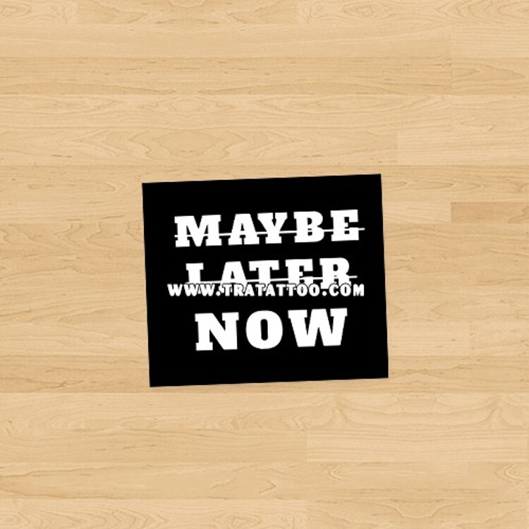 Трафарет "NOW"