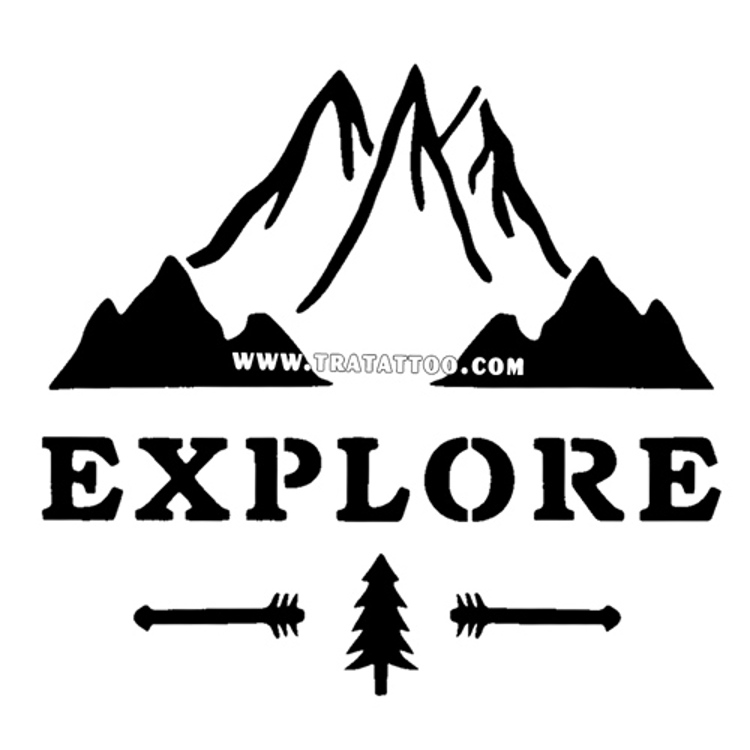 Трафарет "Explore"