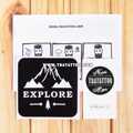 Трафарет "Explore"
