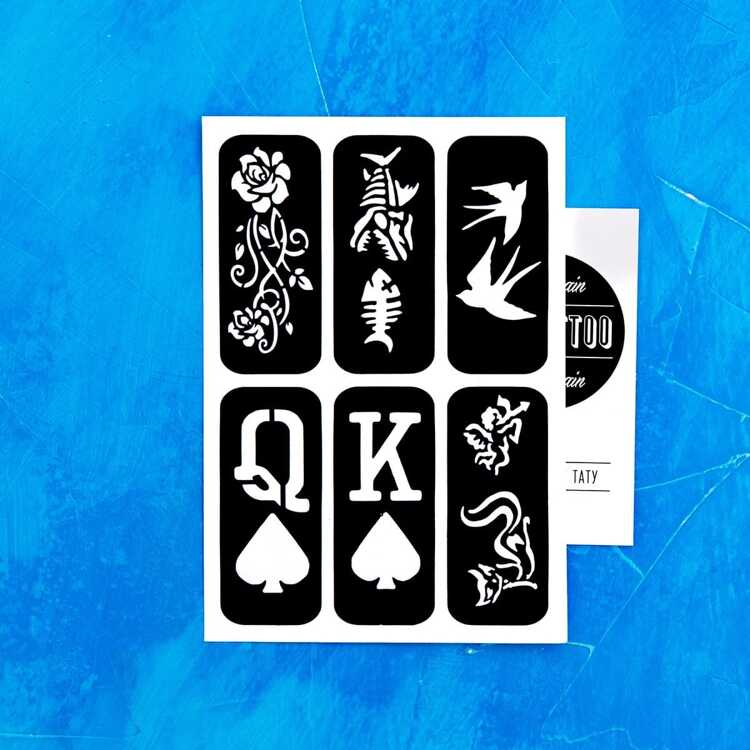Трафарет "QK"
