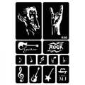 Набір трафаретів "Rock"