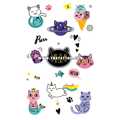 Тату-стікер "Meow"