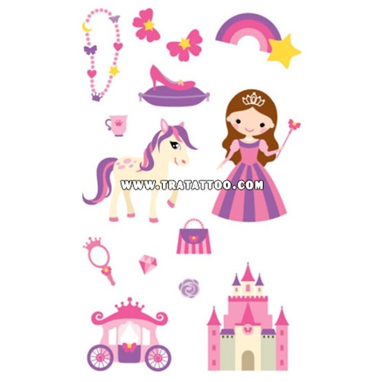 Тату-стікер "Попелюшка"