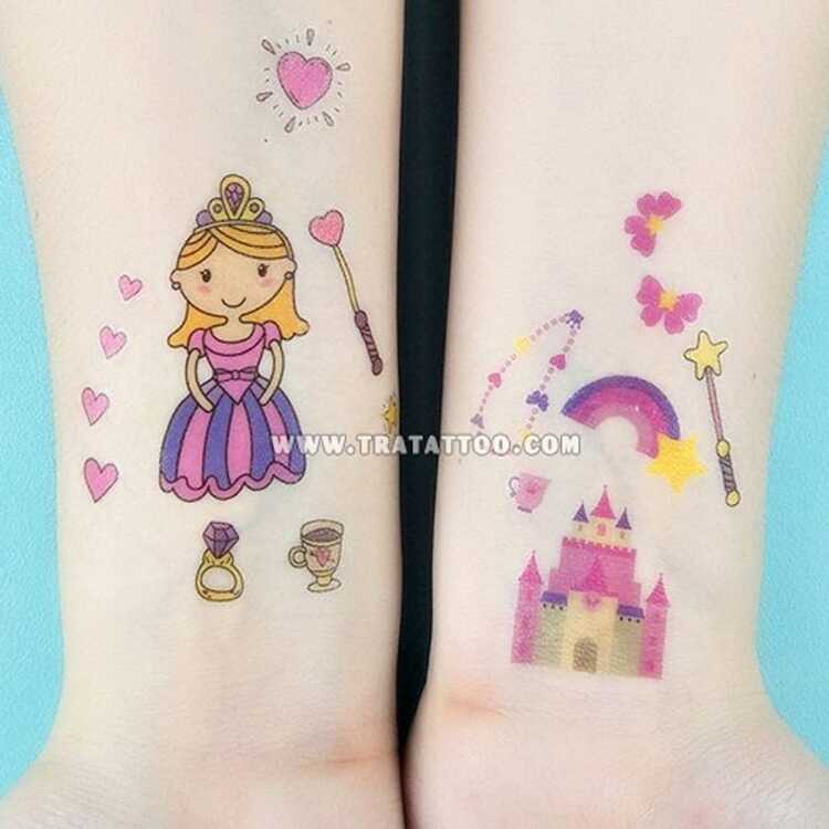 Тату-стікер "Princess"