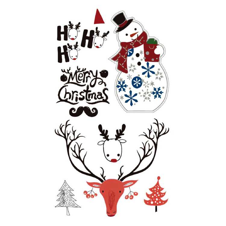 Тату-стікер "Ho - Ho - Ho"