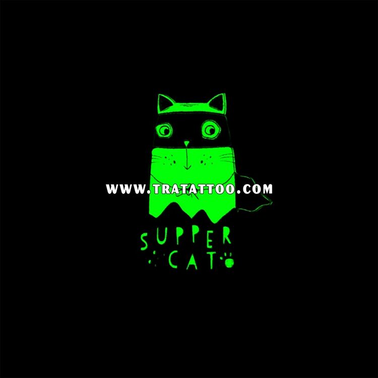 Тату-стікер "SUPPER CAT"