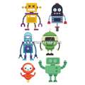 Тату-стикер "Robots"