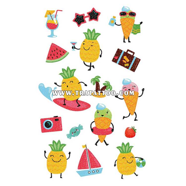 Тату-стикер "Summer Fun"