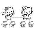Тату-стикер "Hello Kitty"