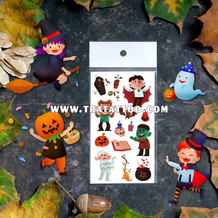 Тату-стікер "Halloween"