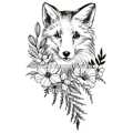 Тату-стикер "Fox"
