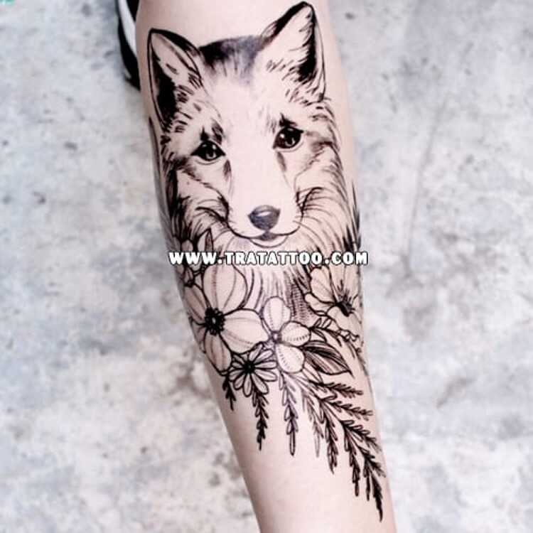Тату-стикер "Fox"