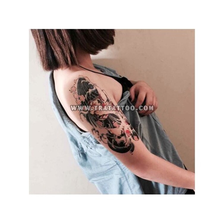 Тату-стикер "Карп"