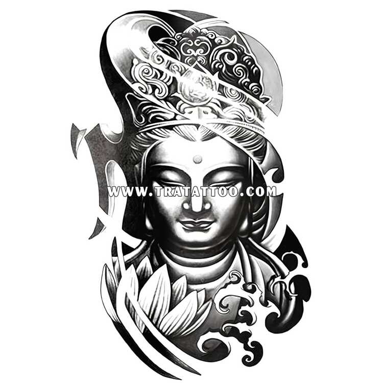 Тату-стикер "Buddha"