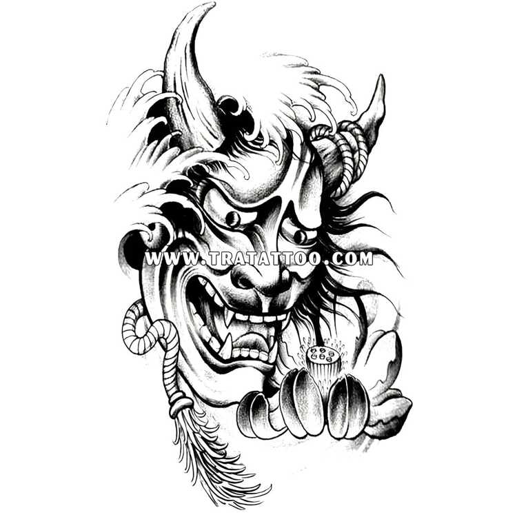 Тату-стикер "Evil"