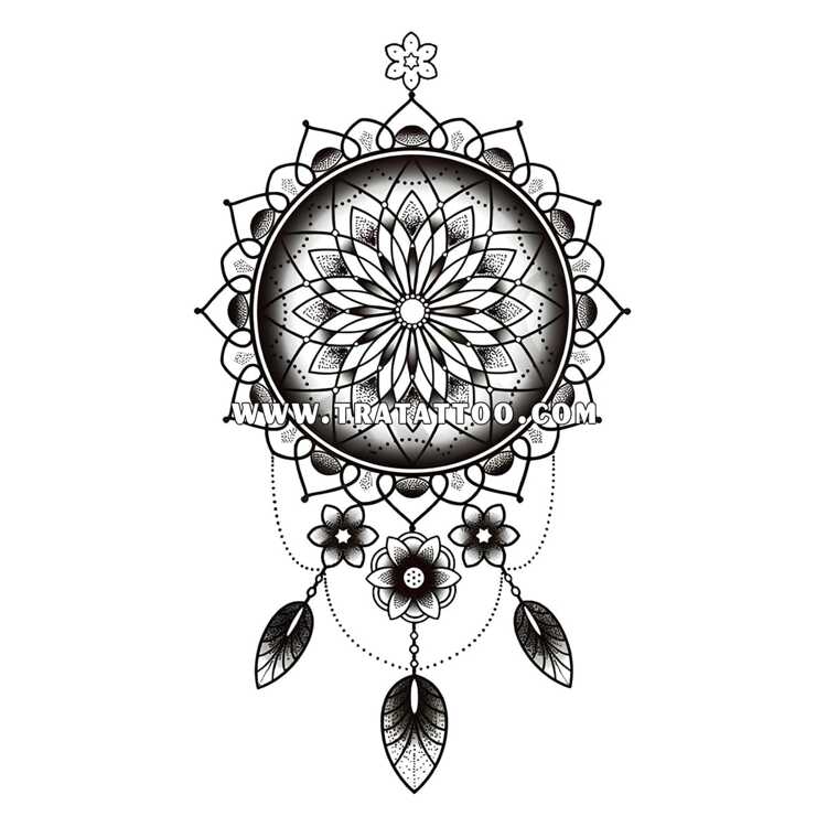 Тату-стикер "Mehndi"