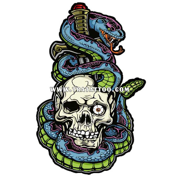 Тату-стикер "Snake"