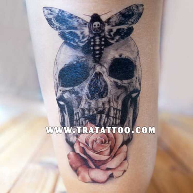 Тату-стікер "Skull"