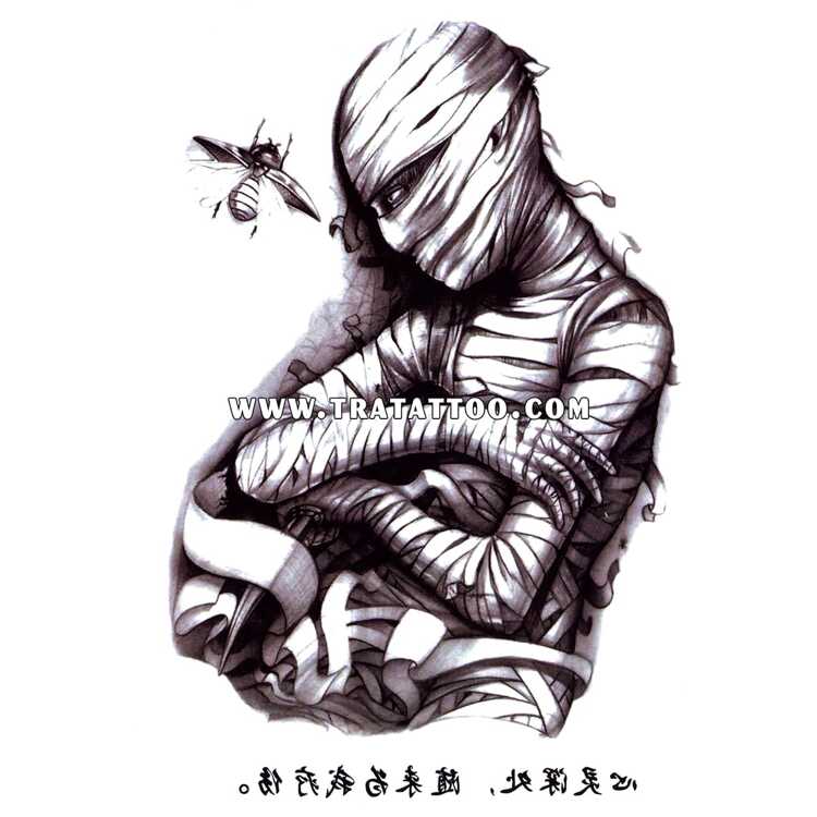 Тату-стикер "Мумия"