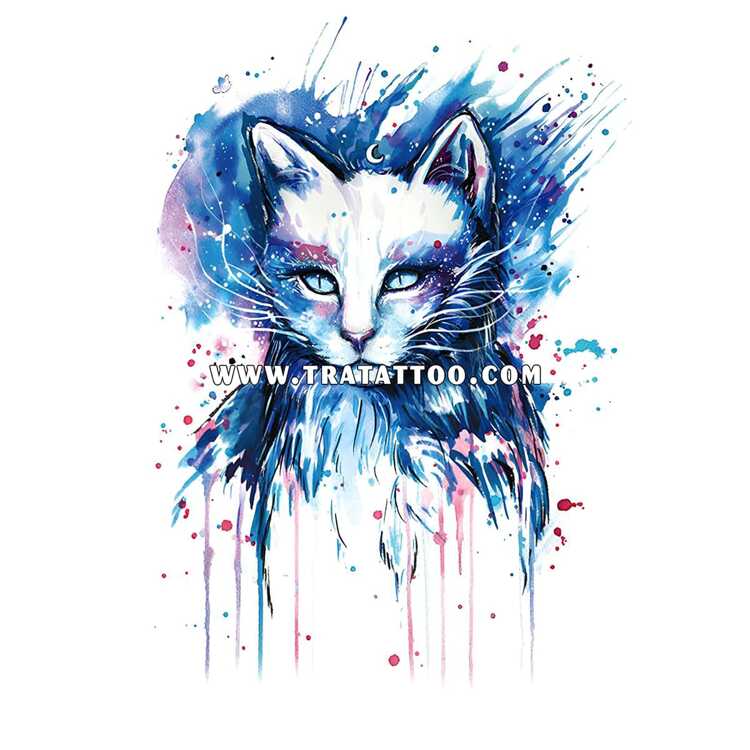 Тату-стикер "Space Cat"