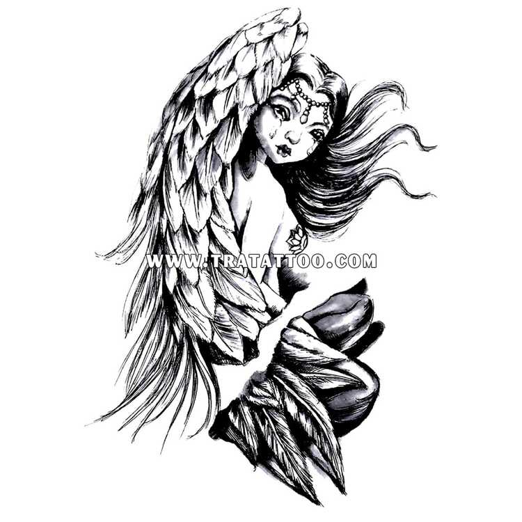 Тату-стикер "Angel"