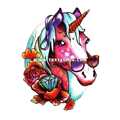 Тату-стикер "Unicorn"