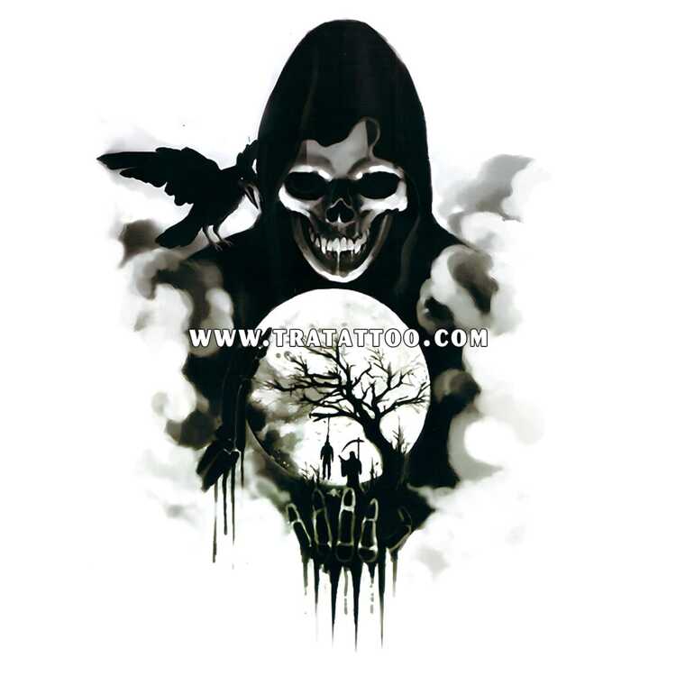Тату-стикер "Death"